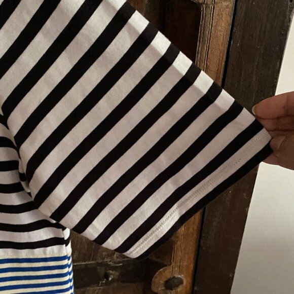 Marni x Uniqlo  Striped Midi Tee T shirt cotton Border Dress - Picture 13 of 16